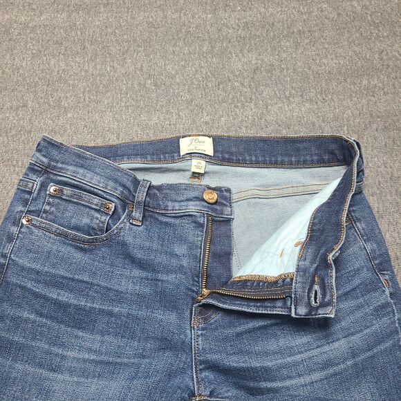 J Crew Jeans Womens 29 Blue Toothpick Slim Straight Denim Pants Mom Everyday - Picture 4 of 9